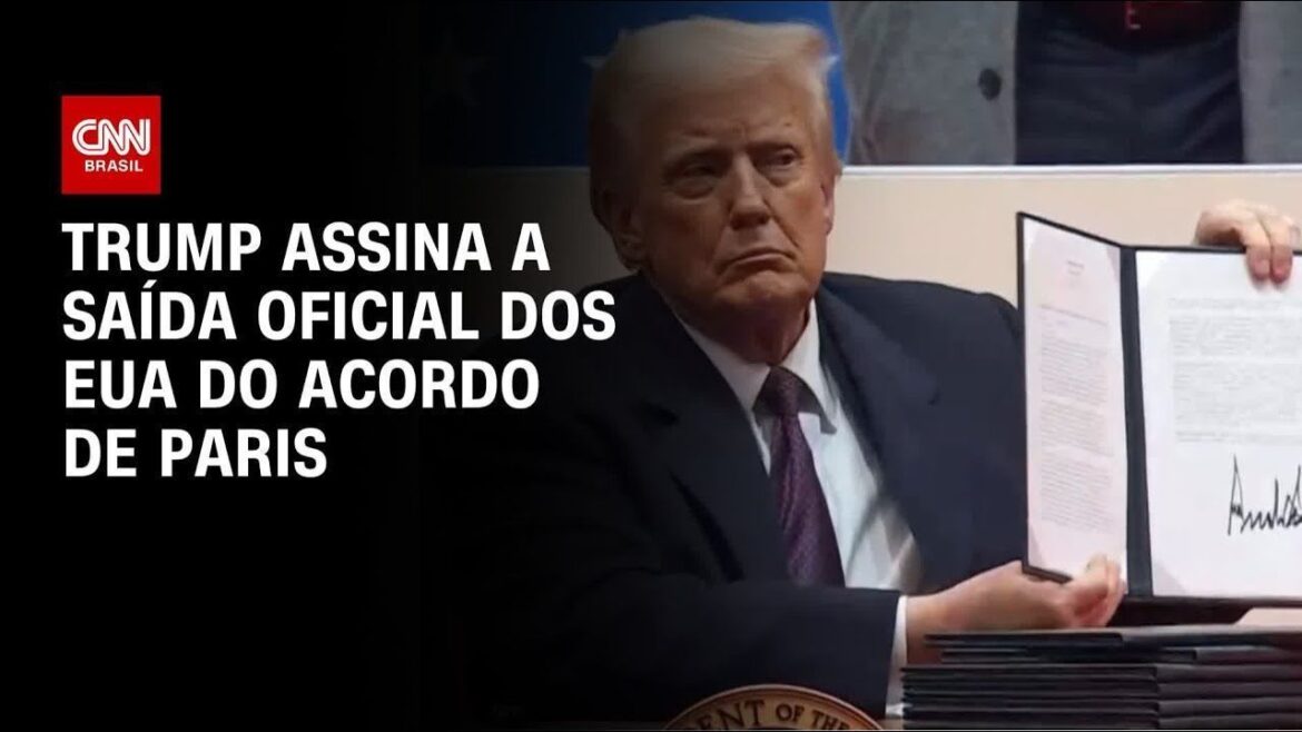 trump-assina-decretos,-incluindo-saida-dos-eua-do-acordo-de-paris
