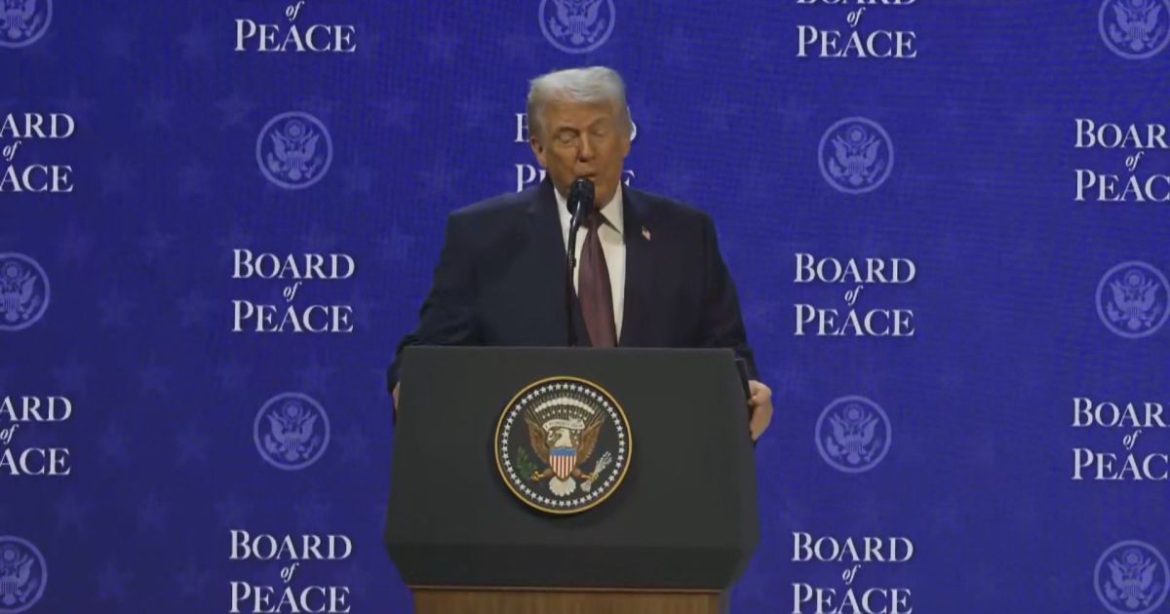 veja-o-discurso-de-trump-na-abertura-do-conselho-de-paz